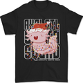 Christmas Axolotl Xmas Mens T-Shirt 100% Cotton Black