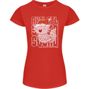 Christmas Axolotl Xmas Womens Petite Cut T-Shirt Red