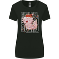 Christmas Axolotl Xmas Womens Wider Cut T-Shirt Black