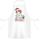Christmas Beagle Funny Dog Xmas Cotton Apron 100% Organic White