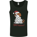 Christmas Beagle Funny Dog Xmas Mens Vest Tank Top Black