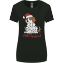 Christmas Beagle Funny Dog Xmas Womens Wider Cut T-Shirt Black