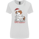 Christmas Beagle Funny Dog Xmas Womens Wider Cut T-Shirt White