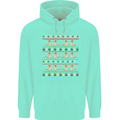 Christmas Bearded Dragon Xmas Reptile Childrens Kids Hoodie Peppermint