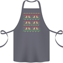 Christmas Bearded Dragon Xmas Reptile Cotton Apron 100% Organic Steel
