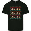 Christmas Bearded Dragon Xmas Reptile Kids T-Shirt Childrens Black