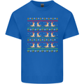 Christmas Bearded Dragon Xmas Reptile Kids T-Shirt Childrens Royal Blue