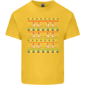 Christmas Bearded Dragon Xmas Reptile Kids T-Shirt Childrens Yellow