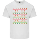 Christmas Bearded Dragon Xmas Reptile Mens Cotton T-Shirt Tee Top White