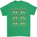 Christmas Bearded Dragon Xmas Reptile Mens T-Shirt 100% Cotton Irish Green