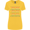 Christmas Bearded Dragon Xmas Reptile Womens Wider Cut T-Shirt Yellow