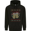 Christmas Beers Funny Xmas Alcohol Drunk Childrens Kids Hoodie Black