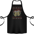 Christmas Beers Funny Xmas Alcohol Drunk Cotton Apron 100% Organic Black