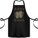 Christmas Beers Funny Xmas Alcohol Drunk Cotton Apron 100% Organic Black
