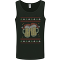 Christmas Beers Funny Xmas Alcohol Drunk Mens Vest Tank Top Black