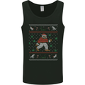 Christmas Bigfoot Funny Xmas Mens Vest Tank Top Black