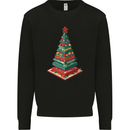 Christmas Board Games Xmas Tree Kids Sweatshirt Jumper Black