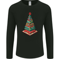 Christmas Board Games Xmas Tree Mens Long Sleeve T-Shirt Black