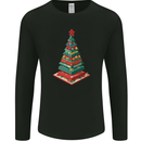 Christmas Board Games Xmas Tree Mens Long Sleeve T-Shirt Black