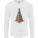 Christmas Board Games Xmas Tree Mens Long Sleeve T-Shirt White