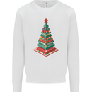 Christmas Board Games Xmas Tree Mens Sweatshirt Jumper White