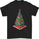 Christmas Board Games Xmas Tree Mens T-Shirt 100% Cotton Black