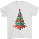 Christmas Board Games Xmas Tree Mens T-Shirt 100% Cotton White