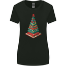 Christmas Board Games Xmas Tree Womens Wider Cut T-Shirt Black
