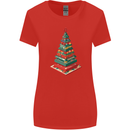 Christmas Board Games Xmas Tree Womens Wider Cut T-Shirt Red