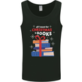 Christmas Books Funny Xmas Reading Bookworm Mens Vest Tank Top Black