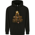 Christmas Boxer Dog Xmas Tree Funny Childrens Kids Hoodie Black