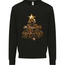 Christmas Boxer Dog Xmas Tree Funny Kids Sweatshirt Jumper Black