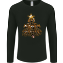 Christmas Boxer Dog Xmas Tree Funny Mens Long Sleeve T-Shirt Black