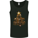 Christmas Boxer Dog Xmas Tree Funny Mens Vest Tank Top Black