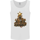 Christmas Boxer Dog Xmas Tree Funny Mens Vest Tank Top White