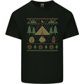Christmas Camping Xmas Tent Funny Kids T-Shirt Childrens Black