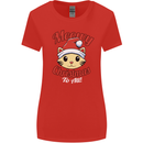 Christmas Cat Meowy Funny Christmas Womens Wider Cut T-Shirt Red
