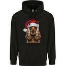 Christmas Cocker Spaniel Xmas Dog Childrens Kids Hoodie Black
