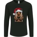 Christmas Cocker Spaniel Xmas Dog Mens Long Sleeve T-Shirt Black