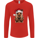 Christmas Cocker Spaniel Xmas Dog Mens Long Sleeve T-Shirt Red