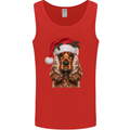Christmas Cocker Spaniel Xmas Dog Mens Vest Tank Top Red