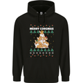Christmas Corgi Dog Tree Xmas Childrens Kids Hoodie Black