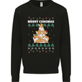 Christmas Corgi Dog Tree Xmas Kids Sweatshirt Jumper Black