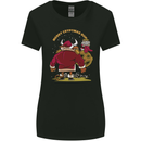 Christmas Crypto Bull Xmas Cryptocurrency Womens Wider Cut T-Shirt Black
