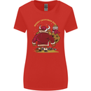 Christmas Crypto Bull Xmas Cryptocurrency Womens Wider Cut T-Shirt Red
