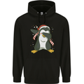 Christmas Dabbing Penguin Funny Xmas Childrens Kids Hoodie Black