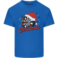 Christmas Dartboard Darts Xmas Kids T-Shirt Childrens Royal Blue