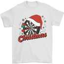 Christmas Dartboard Darts Xmas Mens T-Shirt 100% Cotton White