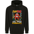 Christmas Destructive Santa Japan Anime Xmas Childrens Kids Hoodie Black