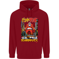 Christmas Destructive Santa Japan Anime Xmas Childrens Kids Hoodie Red